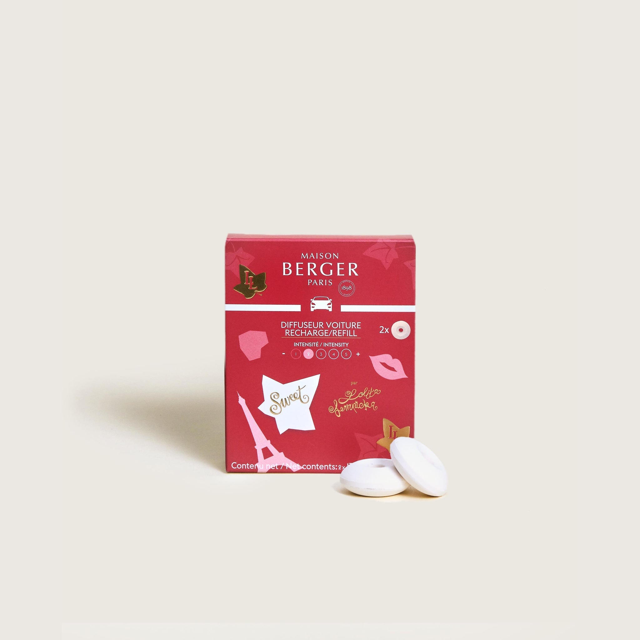Maison Berger Lolita Lempicka Sweet Car Diffuser Refill 2-Pack