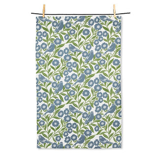 Birds & Leaves Dishcloth & Kitchen Towel Set