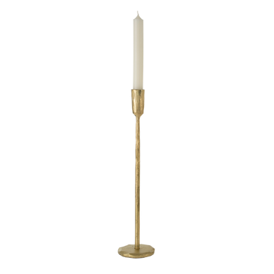 Luna Forged Candlestick Gold - Large