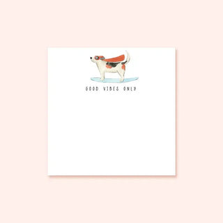 Good Vibes Only Beagle Sticky Notes