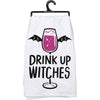 Primitives By Kathy Drink Up Witches Kitchen Towel