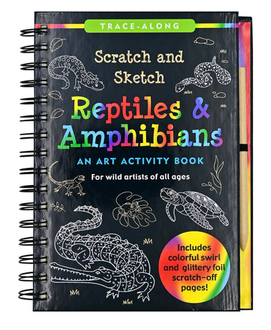 Peter Pauper Press Reptiles & Amphibians Scratch and Sketch