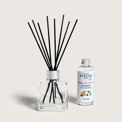 Cube Reed Diffuser - Lady Flower - Maison Berger