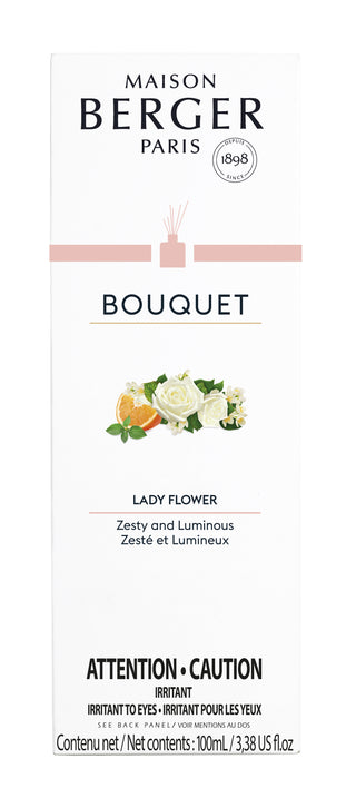 Cube Reed Diffuser - Lady Flower - Maison Berger
