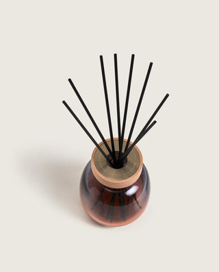 Wood Reed Diffuser Orange Cinnamon - Grey/Red - Maison Berger