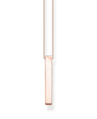 Thomas Sabo Cuboid Necklace - Rose Gold