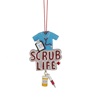 Scrub Life Nurse Hanging Ornament