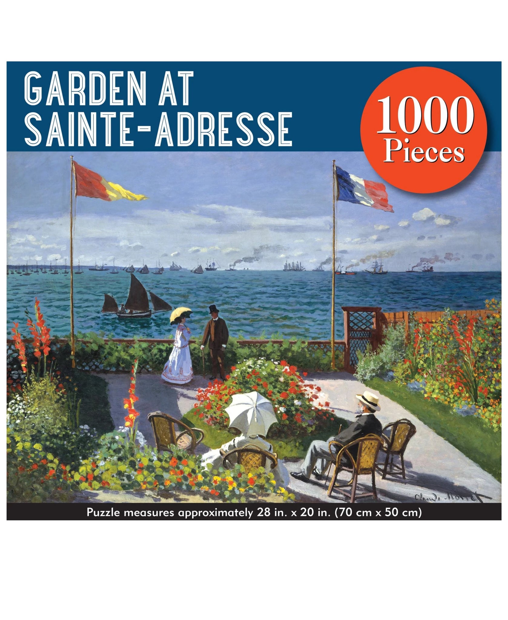 Peter Pauper Press Garden at Sainte-Adresse 1000 Piece Jigsaw Puzzle