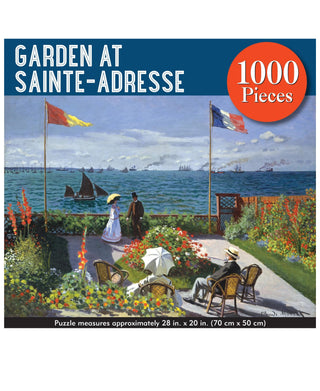 Peter Pauper Press Garden at Sainte-Adresse 1000 Piece Jigsaw Puzzle