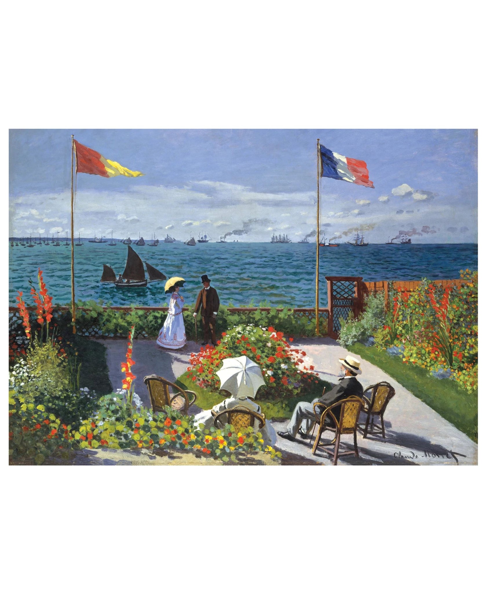 Peter Pauper Press Garden at Sainte-Adresse 1000 Piece Jigsaw Puzzle