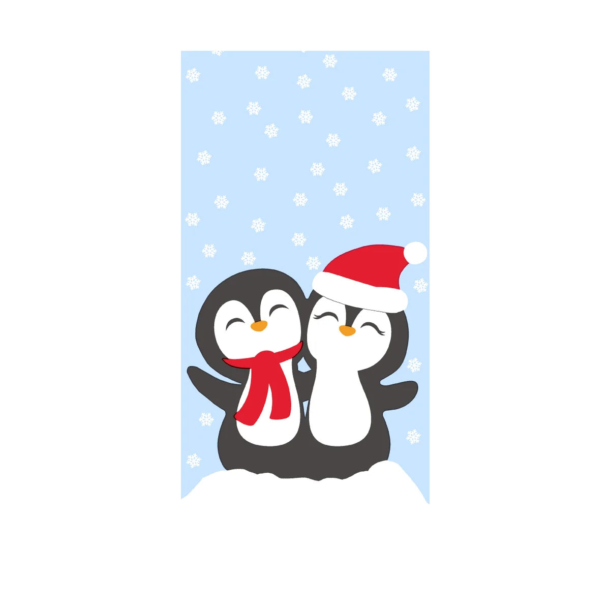 Penguin Santas Pocket Tissue
