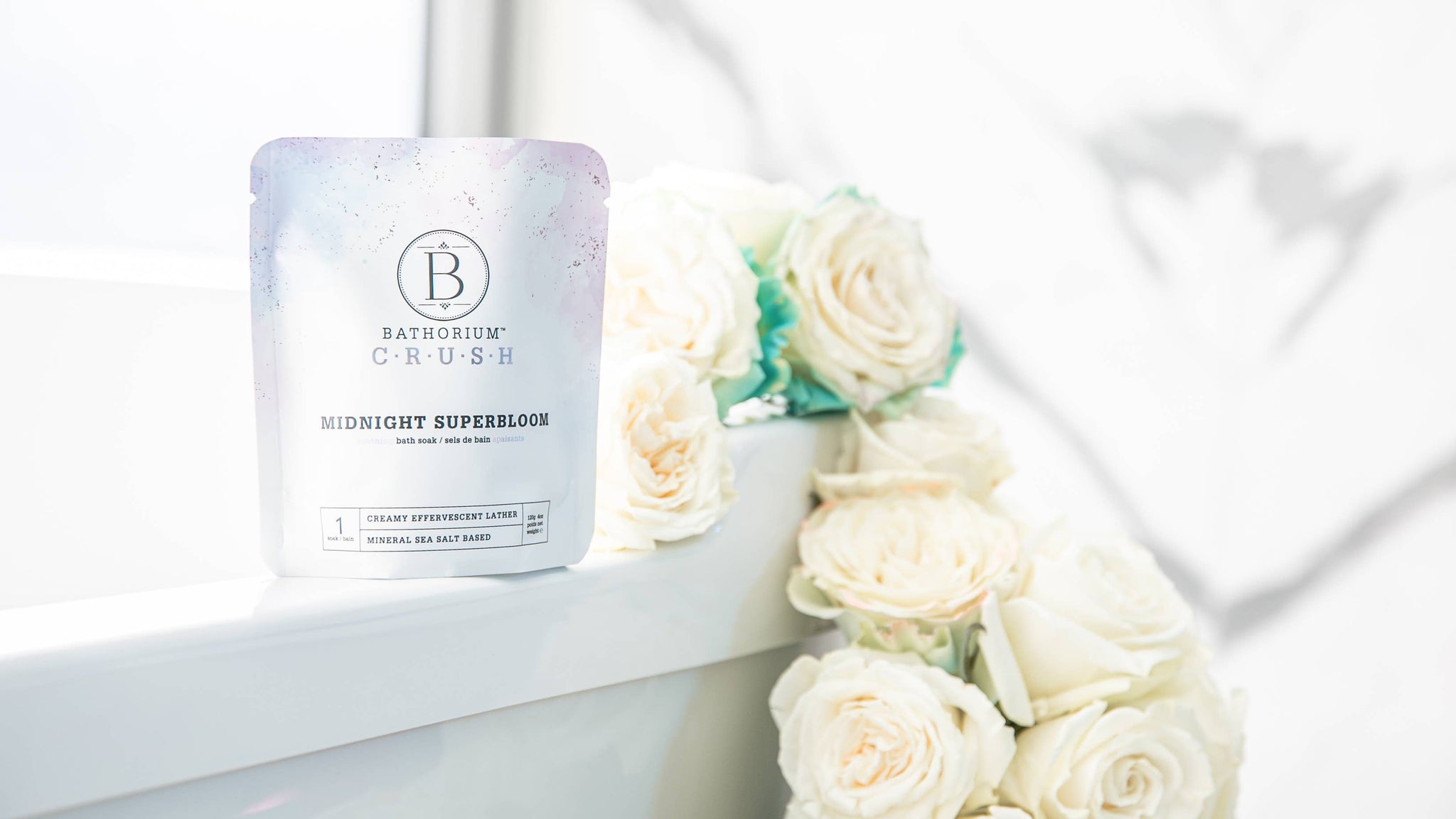 Bathorium Midnight Superbloom Crush Bath Soak 600g