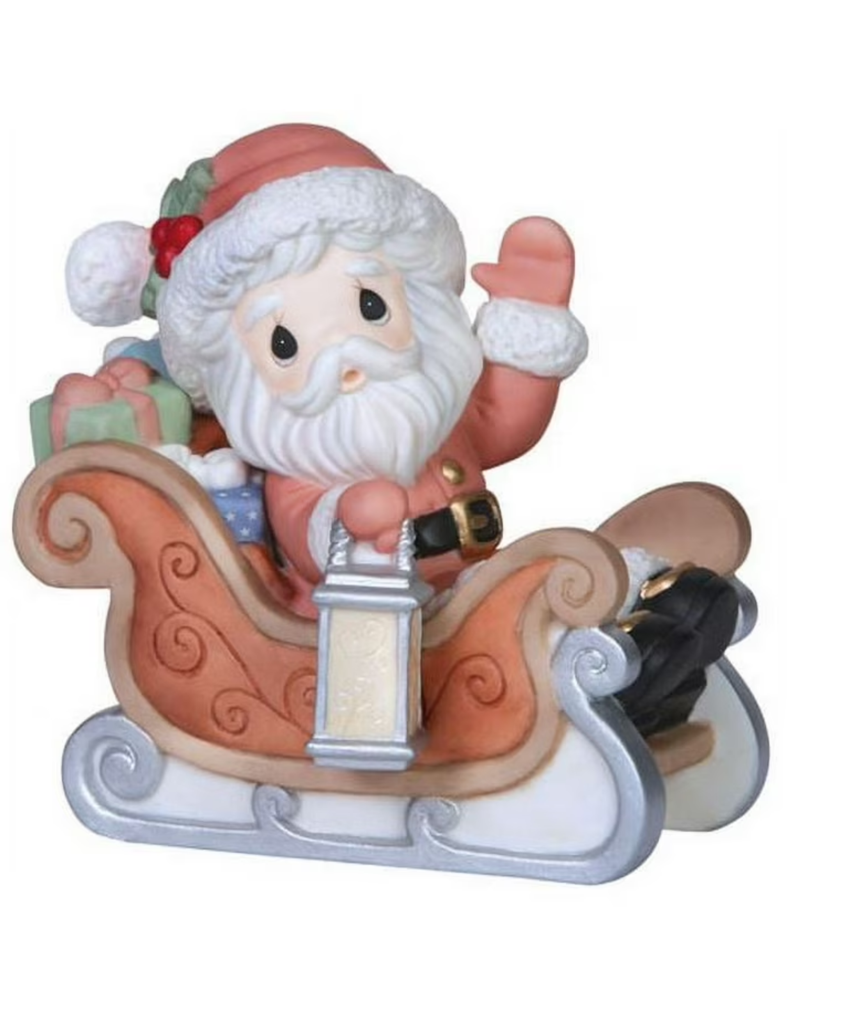 Santa's On His Way! Precious Moments Figurine