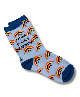 I'm His Double Rainbow Women's Socks
