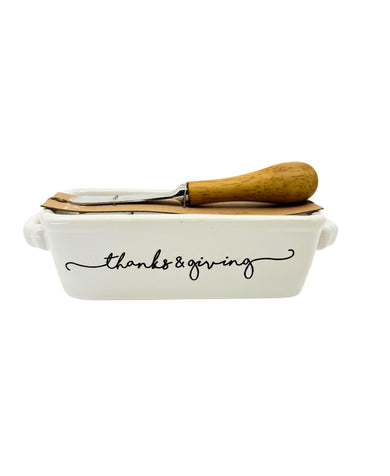 Thanks & Giving Mini Loaf Pan Set