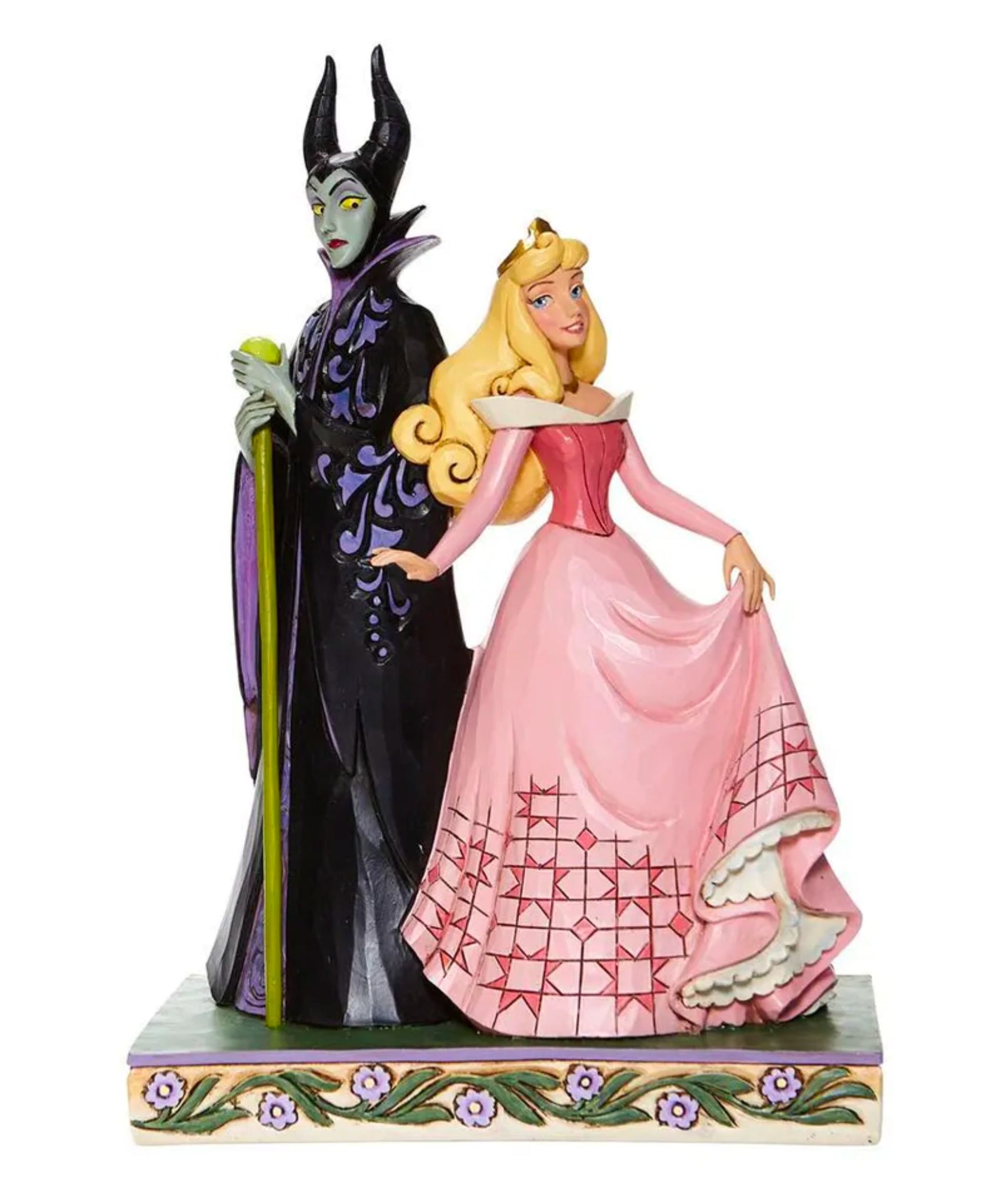 Jim Shore Disney 'Sorcery and Serenity' Aurora & Maleficent Sleeping Beauty Figurine