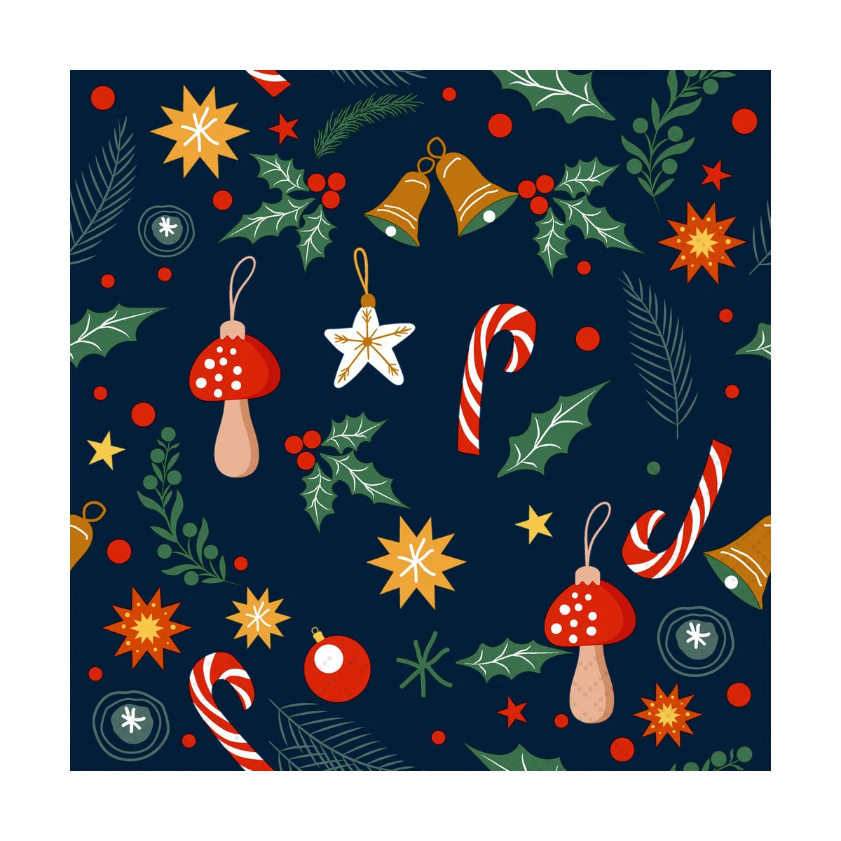 Tree Decoration Luncheon Napkin