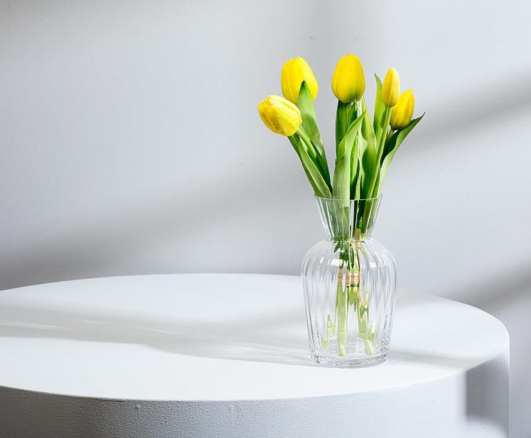 Lifelike 5 Stem Tulip Bunch - Yellow