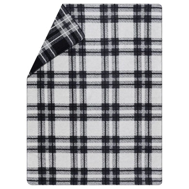 David Fussenegger Savona Throw Tartan Charcoal - 200 x150 cm