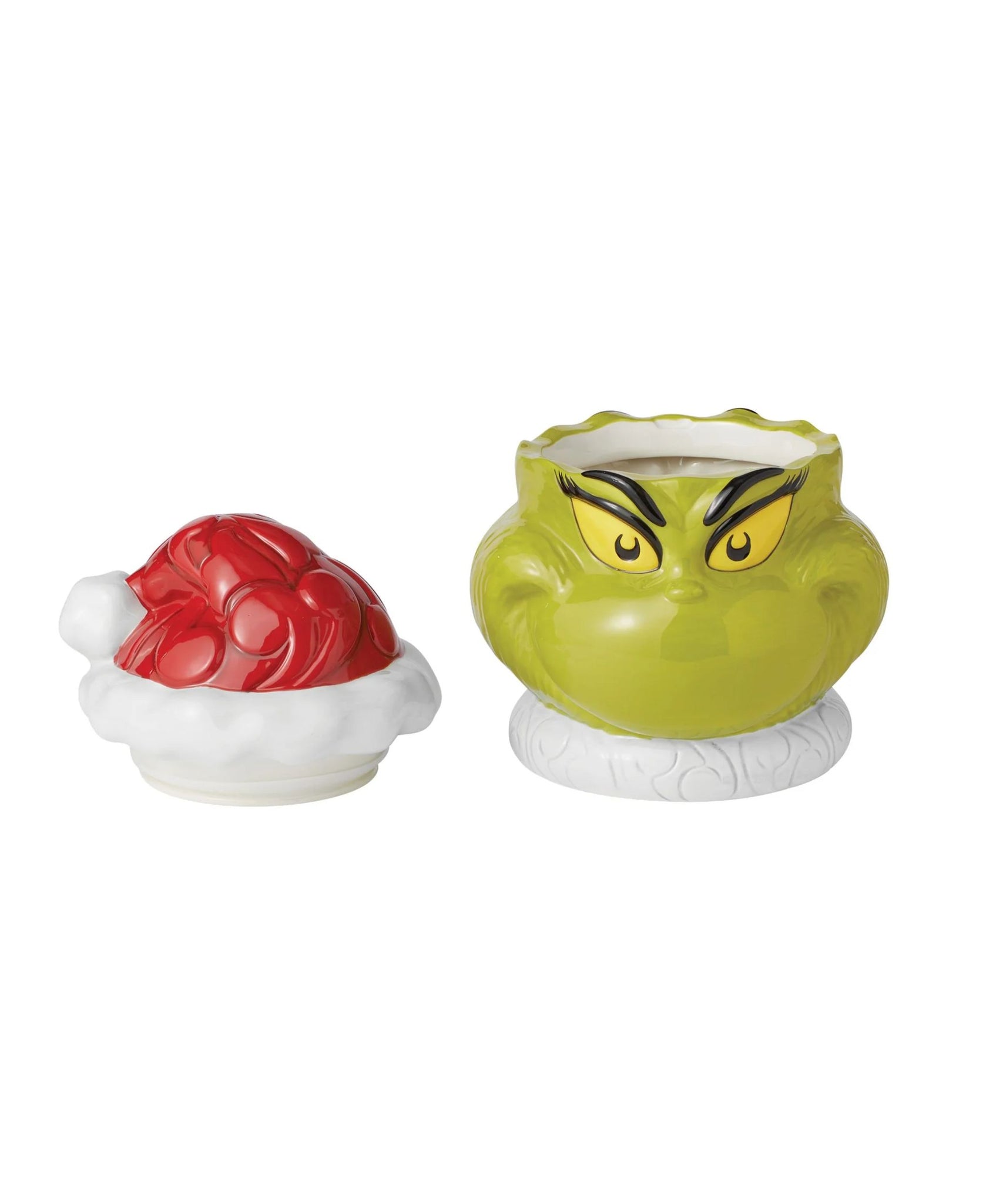Jim Shore Two-Sided Naughty & Nice Grinch Cookie Jar