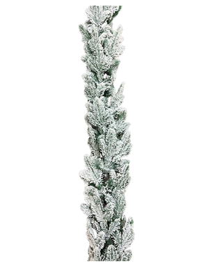 Flocked Pine Garland