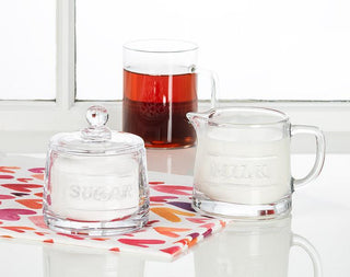 Classic Text Milk Jug