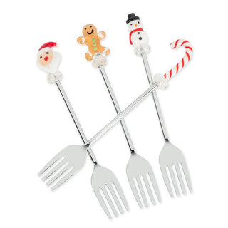 Holiday Icon Cocktail Forks - Set of 4