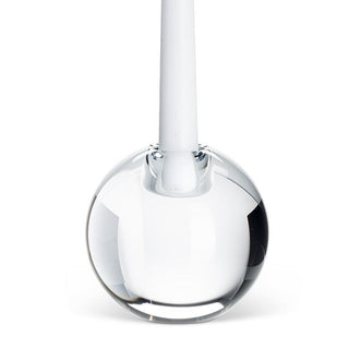 Small Ball Taper Candle Holder - Clear