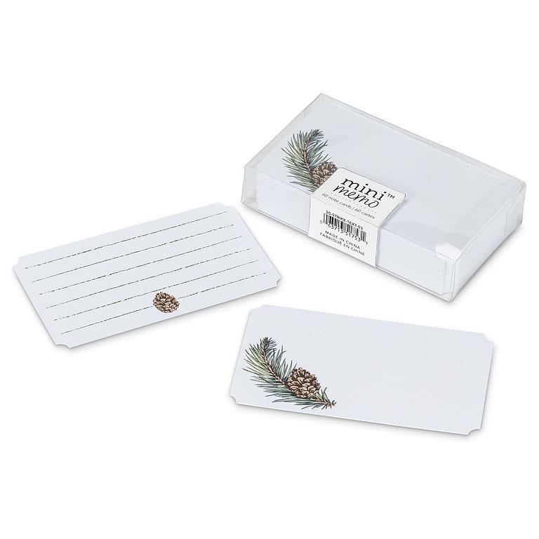Pinecone Mini Note Cards