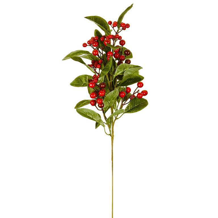 Large Leaf & Berry Spray by Abbott Collection