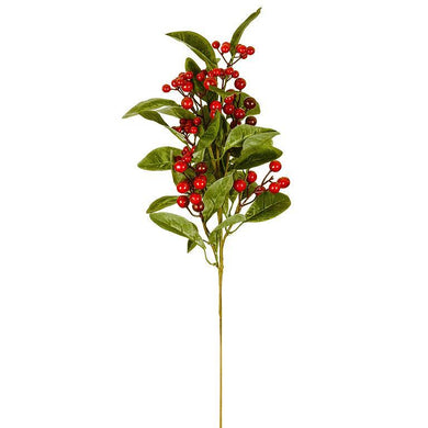 Large Leaf & Berry Spray by Abbott Collection