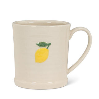Rimmed Mug With Lemon