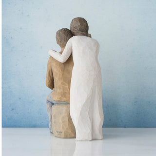 Willow Tree You & Me Figurine - Darker Skin Tone and Hair Colour