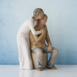 Willow Tree You & Me Figurine - Darker Skin Tone and Hair Colour