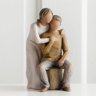 Willow Tree You & Me Figurine - Darker Skin Tone and Hair Colour