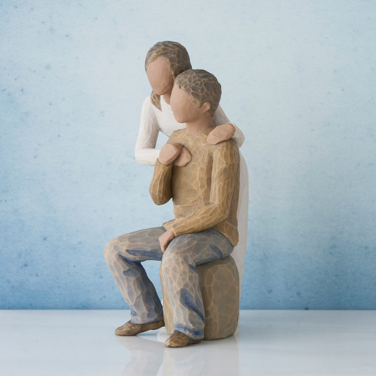 Willow Tree You & Me Figurine - Darker Skin Tone and Hair Colour