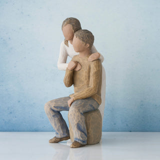 Willow Tree You & Me Figurine - Darker Skin Tone and Hair Colour