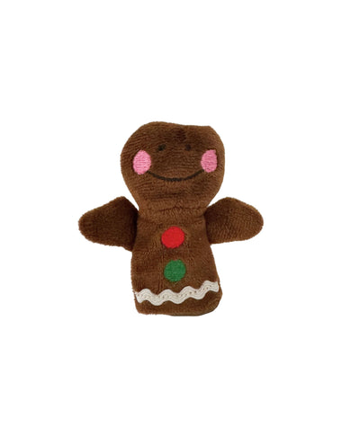 Gingerbread Man Finger Puppet