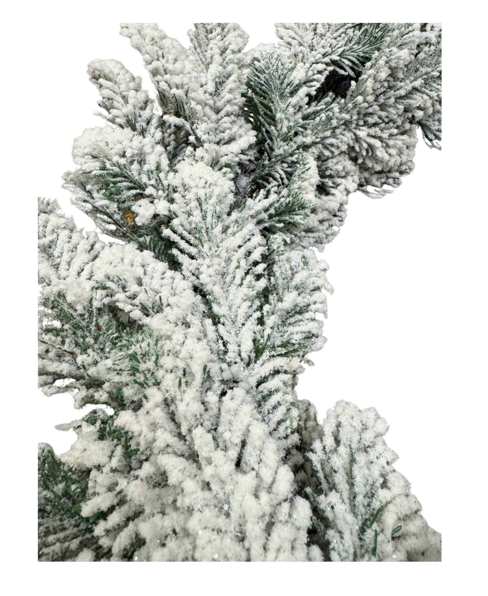 Flocked Pine Garland