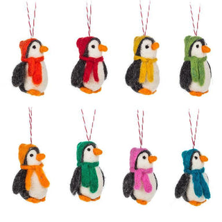 Penguin with Hat Ornament - Assorted collage; no individual source photo exposed