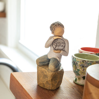 Willow Tree Love You Too Lighter Skin Figurine