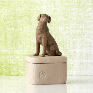 Willow Tree Love My Dog (Dark) Keepsake Box