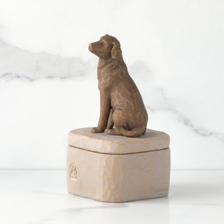 Willow Tree Love My Dog (Dark) Keepsake Box