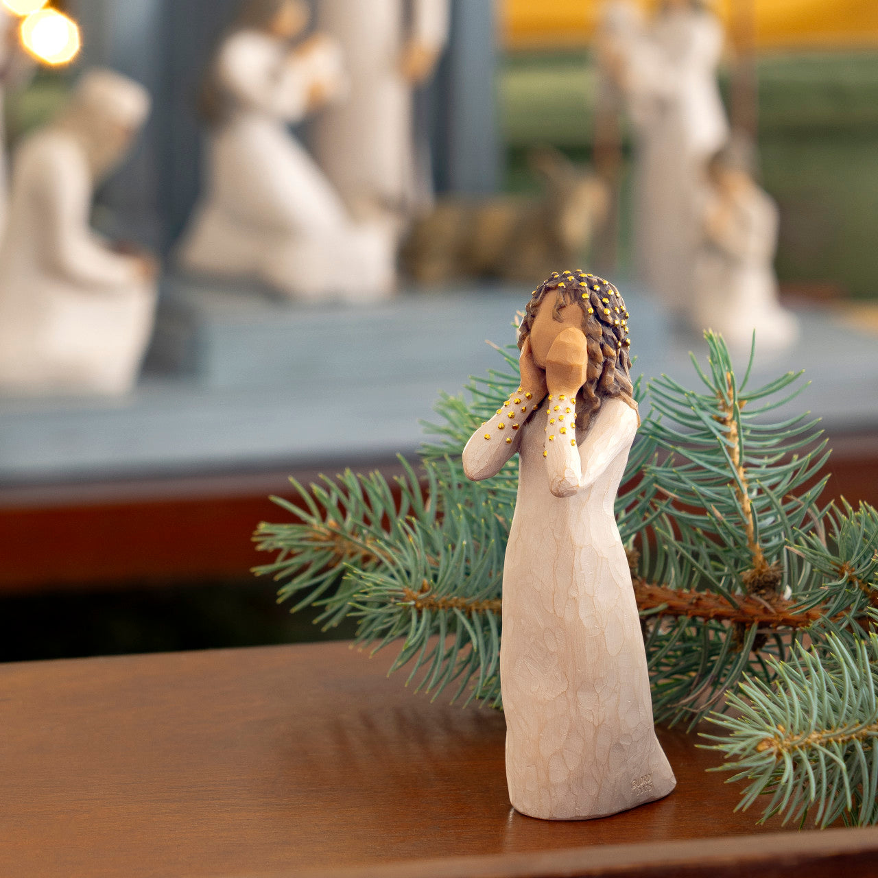 Willow Tree Littlest Christmas Angel Figurine