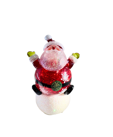 Tiny Waterball LED Santa