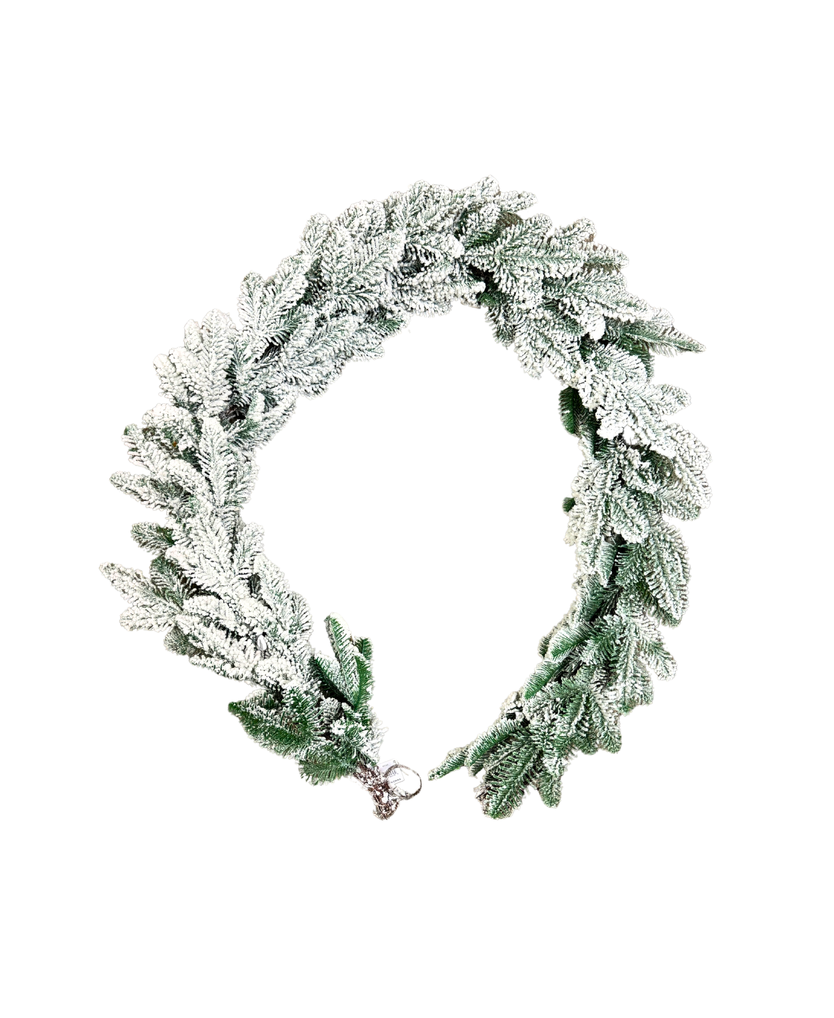 Flocked Pine Garland