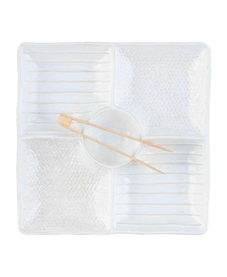 Textured Sectioned Serving Tray