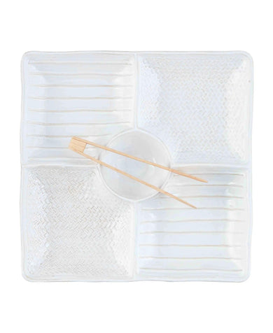 Textured Sectioned Serving Tray