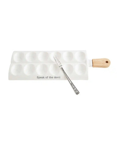 Deviled Egg Paddle Tray Set