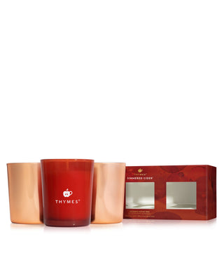 Thymes Simmered Cider Votive Trio Set
